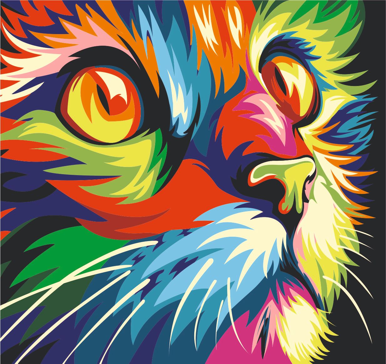 Paint картины по номерам paint