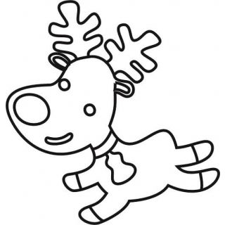 Трафареты Олененок А6 для рисования песком