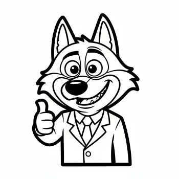 "Волк в костюме" А5