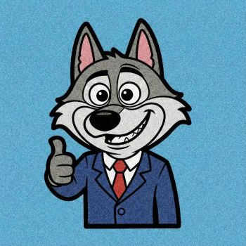 "Волк в костюме" А4