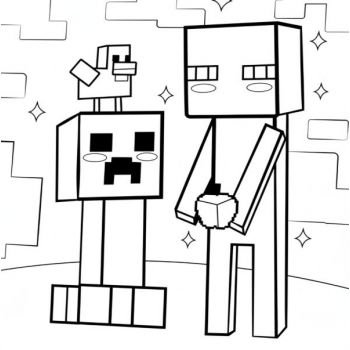 "Майнкрафт №3" А4