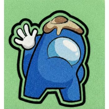 Трафарет Мышонок №1 А4 для раскрашивания песком