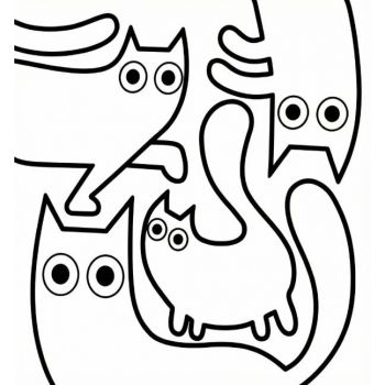 Трафарет Бычка №3 для раскрашивания песком