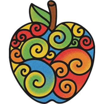 Трафарет для раскрашивания песком,