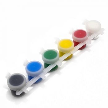 Набор красок морозостойких, 6 цветов по 5 мл