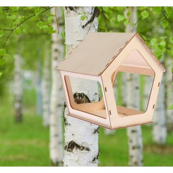 Кормушка №1 для птиц 20×24×30 см