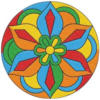 Трафарет для раскрашивания песком,