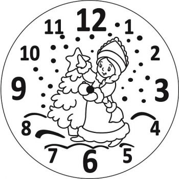 Часы Снегурочка