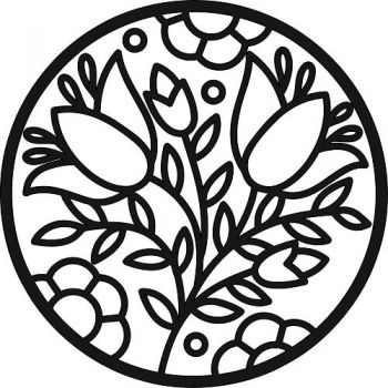 Трафарет для раскрашивания песком,