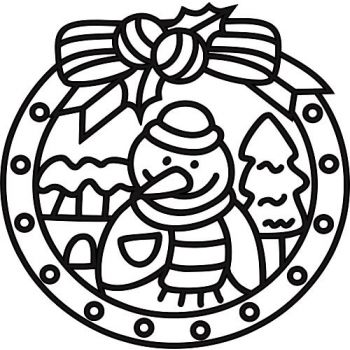 Трафарет для раскрашивания песком,