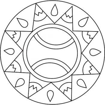 Трафарет для раскрашивания песком,