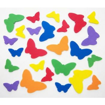 Набор "Бабочки" из фоамирана EVA (ЭВА), 50 шт.