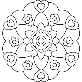 Трафарет для раскрашивания песком,