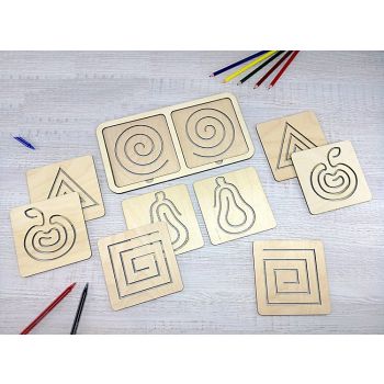 Линейки для рисования двумя руками