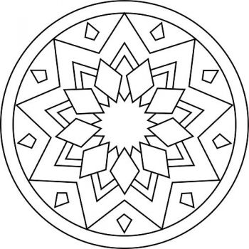 Трафарет для раскрашивания песком,