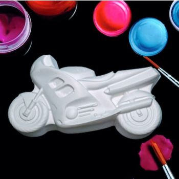 Фигурка под раскраску "Мотоцикл"