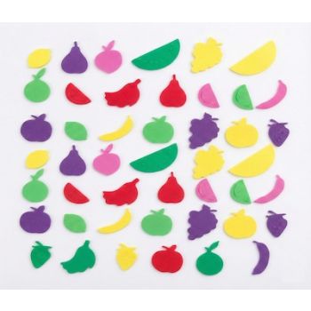 Набор "Фрукты" из фоамирана EVA (ЭВА), 50 шт.
