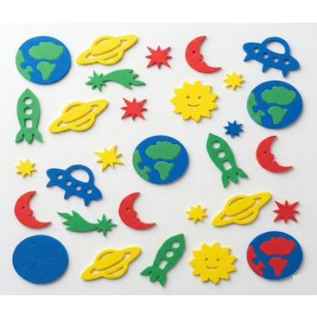 Набор "Космос" из фоамирана EVA (ЭВА), 50 шт.