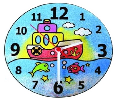 Трафарет часы